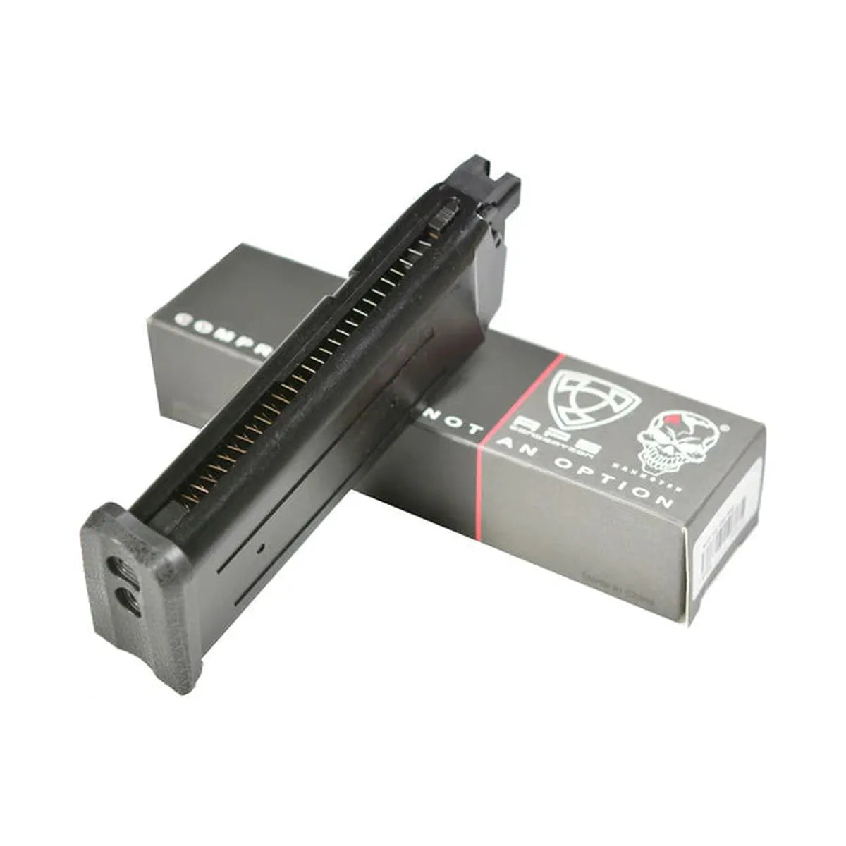 APS 23 ラウンド ターボ マガジン ACP / マルイ G17 GBB ピストル用 (AC028) - ブラック-AIRSOFT GOGO エアガン・サバゲー用品通販