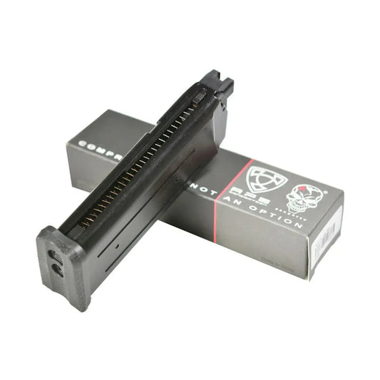 APS 23 ラウンド ターボ マガジン ACP / マルイ G17 GBB ピストル用 (AC028) - ブラック-AIRSOFT GOGO エアガン・サバゲー用品通販