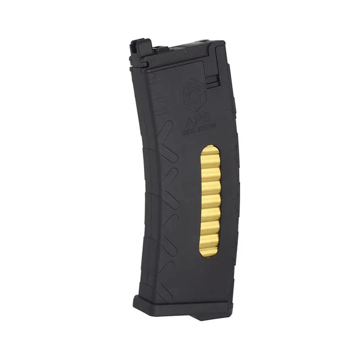 APS 36 ラウンド グリーン ガス マガジン Gbox M4 GBB 用 (APS-X018) - ブラック-AIRSOFT GOGO エアガン・サバゲー用品通販