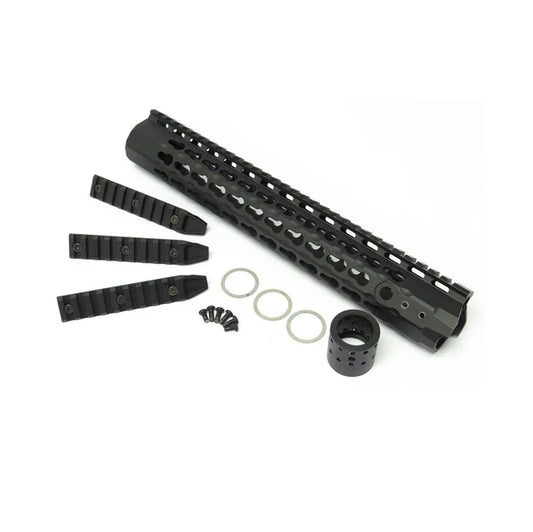 APS Evo リューションテック 12.5インチ キーモッドハンドガード M4用 (EE055)-AIRSOFT GOGO エアガン・サバゲー用品通販