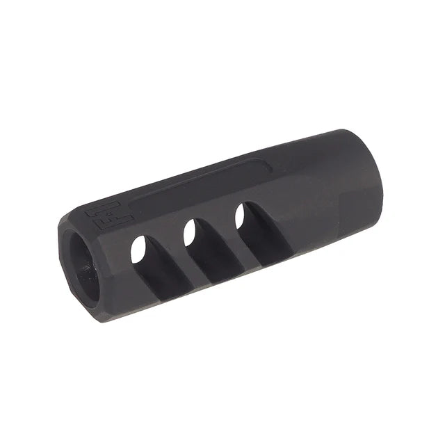 APS F1 Firearms CMB フラットフェイス フラッシュハイダー 14mm用-ブラック-AIRSOFT GOGO エアガン・サバゲー用品通販