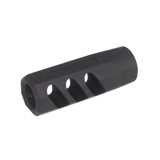 APS F1 Firearms CMB フラットフェイス フラッシュハイダー 14mm用-ブラック-AIRSOFT GOGO エアガン・サバゲー用品通販