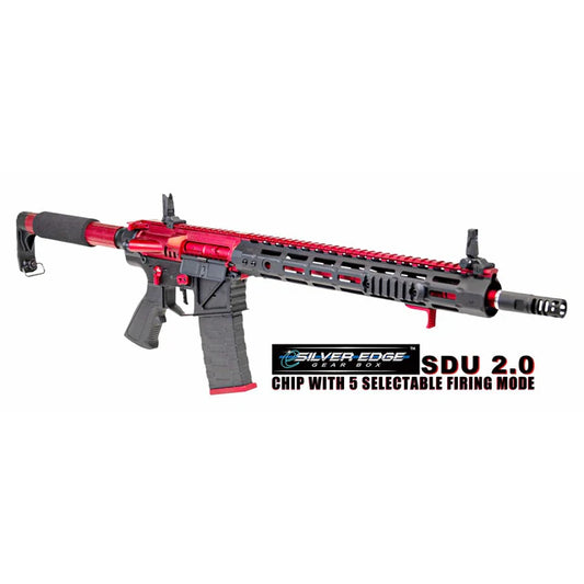 APS ゴーストパトロール ファントム AEG ライフル 赤 e-銀(ぎん)エッジ 2.0 付き (APS-2E123)-AIRSOFT GOGO エアガン・サバゲー用品通販