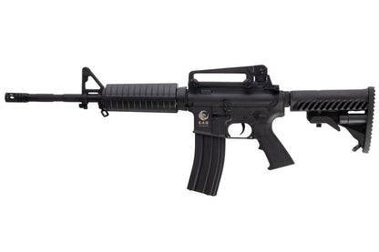 APS M4A1 AEG エアソフト ライフル (EDGE II (機械の)メカボックス、MICRO FET 使用) - ブラック (4.5MMBBS)-AIRSOFT GOGO エアガン・サバゲー用品通販