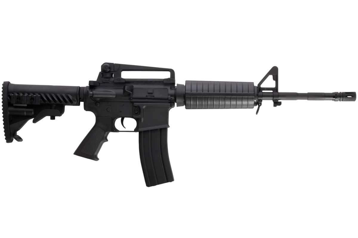 APS M4A1 AEG エアソフト ライフル (EDGE II (機械の)メカボックス、MICRO FET 使用) - ブラック (4.5MMBBS)-AIRSOFT GOGO エアガン・サバゲー用品通販