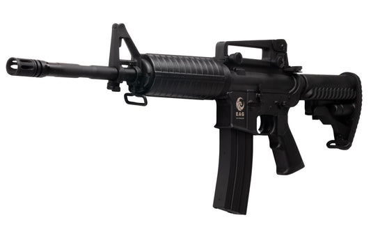 APS M4A1 AEG エアソフト ライフル (EDGE II (機械の)メカボックス、MICRO FET 使用) - ブラック (4.5MMBBS)-AIRSOFT GOGO エアガン・サバゲー用品通販