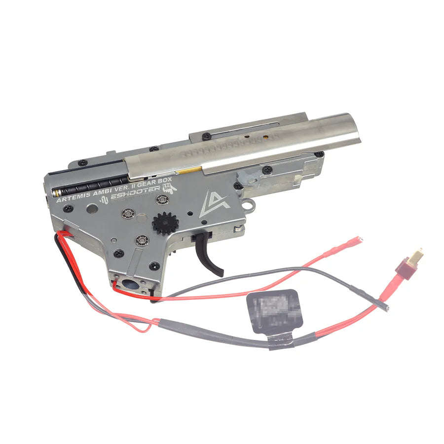 APS No.2 Artemis Complete Ambi (機械の)メカボックス、APS M4 AEG 用 E-Shooter ETU 付き ( Artemis-Ambi )-AIRSOFT GOGO エアガン・サバゲー用品通販