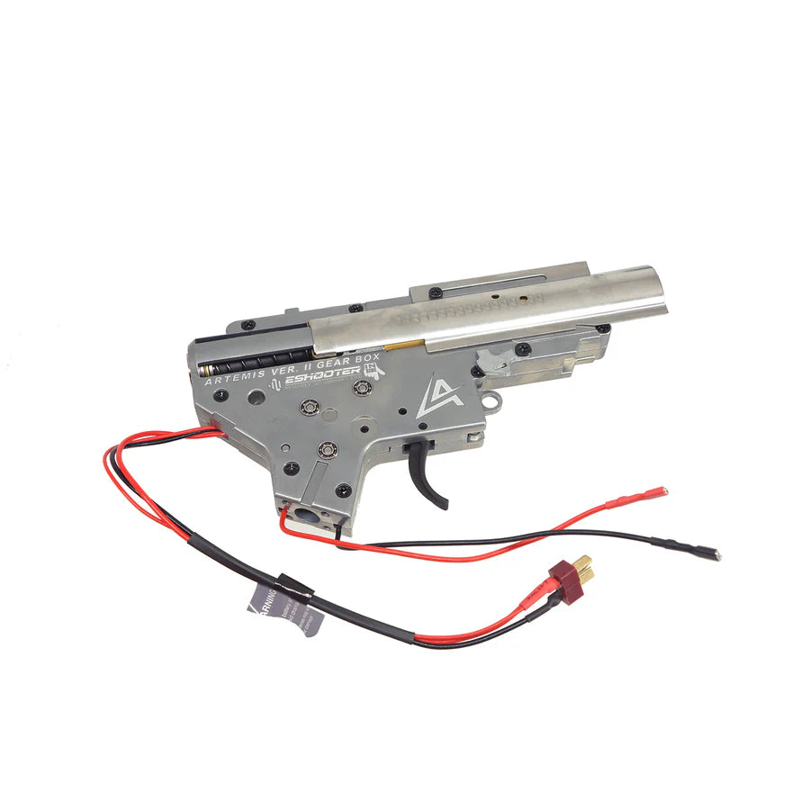 APS No.2 アルテミス コンプリート(機械の)メカボックス（APS M4 AEG用 E-Shooter ETU付き）（APS-アルテミス）-AIRSOFT GOGO エアガン・サバゲー用品通販