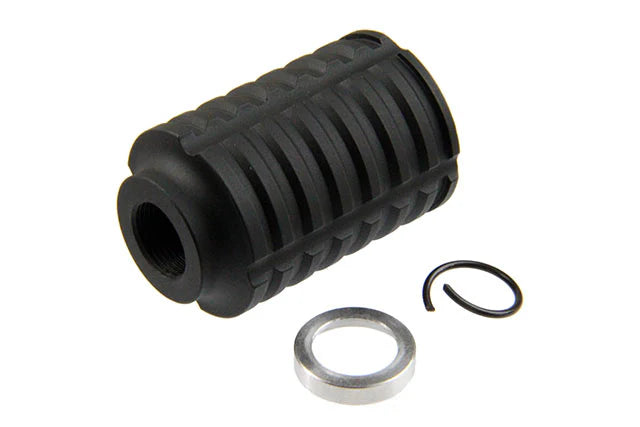 APS サウンドブラスター フラッシュハイダー 14mm 用 ( APS-BB025 )-タイプ B-AIRSOFT GOGO エアガン・サバゲー用品通販