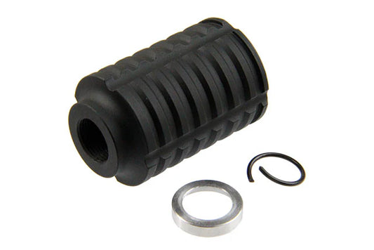 APS サウンドブラスター フラッシュハイダー 14mm 用 ( APS-BB025 )-タイプ B-AIRSOFT GOGO エアガン・サバゲー用品通販