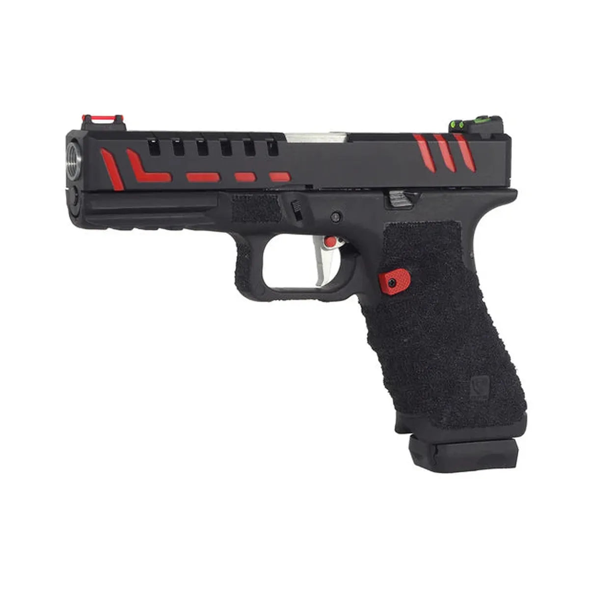 APS スコーピオン D モッド ピストル (CO2 マガジン付き) GBB エアソフト (スコーピオン-c) - ブラック-AIRSOFT GOGO エアガン・サバゲー用品通販