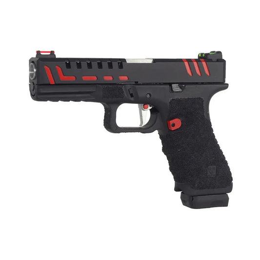 APS スコーピオン D モッド ピストル (CO2 マガジン付き) GBB エアソフト (スコーピオン-c) - ブラック-AIRSOFT GOGO エアガン・サバゲー用品通販