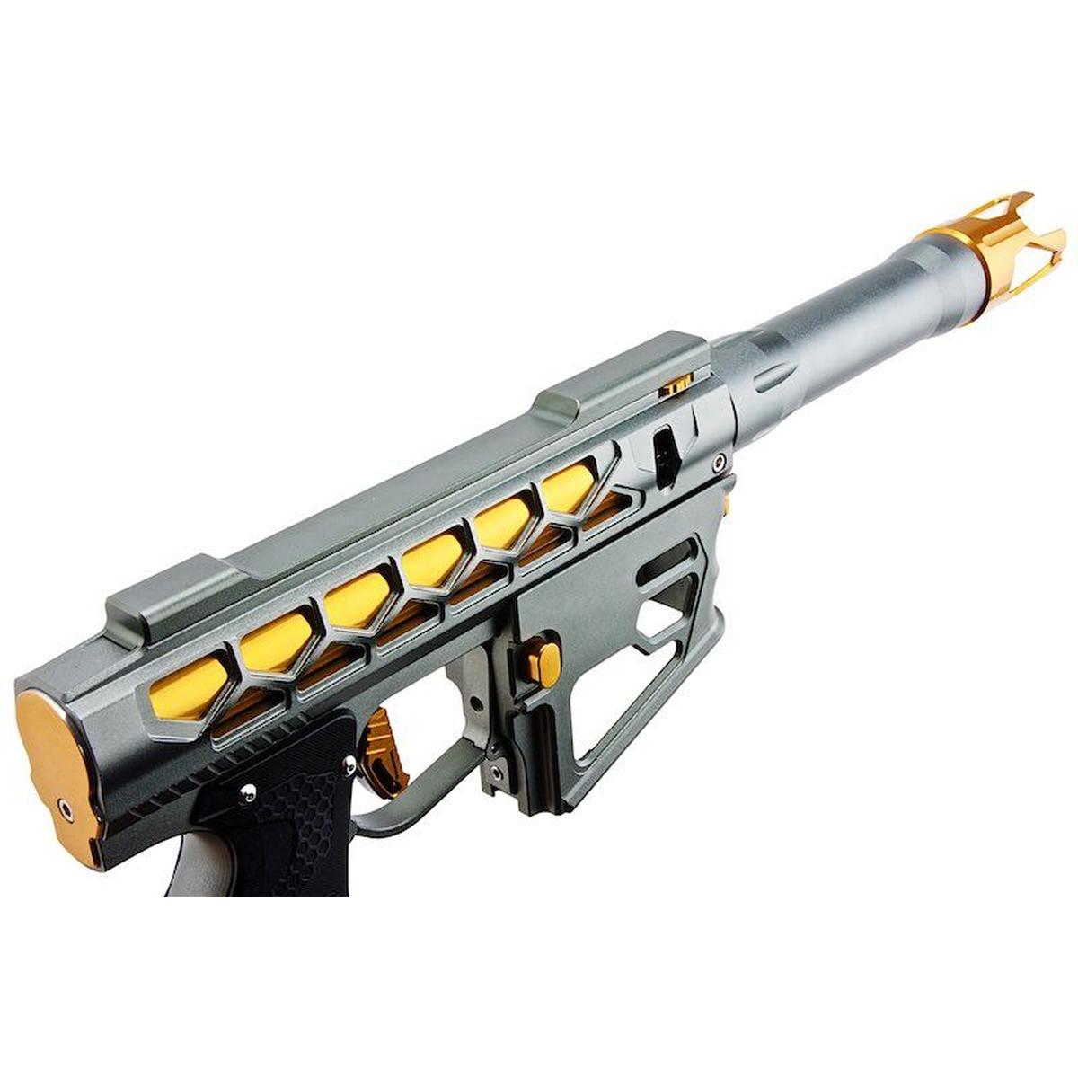 ARC AIRSOFT ARC-1 HPA パワード エアソフト ライフル - グレー / ゴールド-AIRSOFT GOGO エアガン・サバゲー用品通販