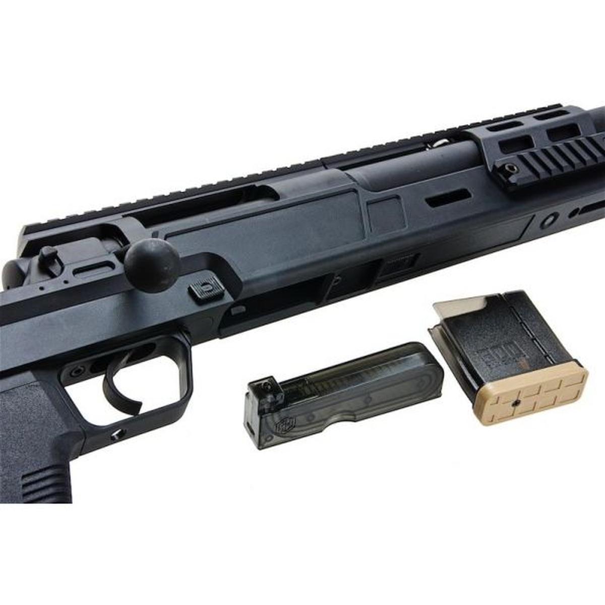 ARCHWICK B&T SPR 300 プロ ボルト アクション エアソフト スナイパー ライフル - ブラック (スプリング パワー)-AIRSOFT GOGO エアガン・サバゲー用品通販