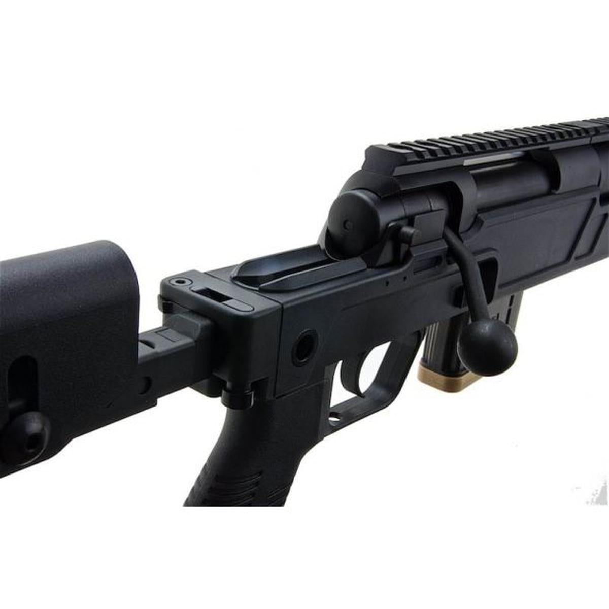 ARCHWICK B&T SPR 300 プロ ボルト アクション エアソフト スナイパー ライフル - ブラック (スプリング パワー)-AIRSOFT GOGO エアガン・サバゲー用品通販