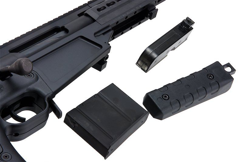 ARCHWICK MK13 MOD 7 エアソフトガン スナイパーライフル - ブラック（スプリングパワー）-AIRSOFT GOGO エアガン・サバゲー用品通販