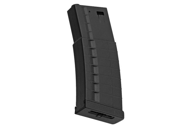 Arcturus 416 マガジン (340発 AEG DMAG、ハイキャップホイール EMM AEG マガジン) - ブラック-AIRSOFT GOGO エアガン・サバゲー用品通販
