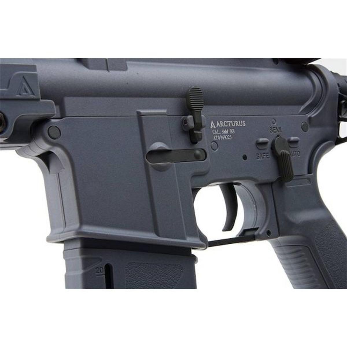 ARCTURUS LWT MK-1 CQB 10 インチ エアソフト AEG ライフル (スポーツ バージョン、グレー)-AIRSOFT GOGO エアガン・サバゲー用品通販