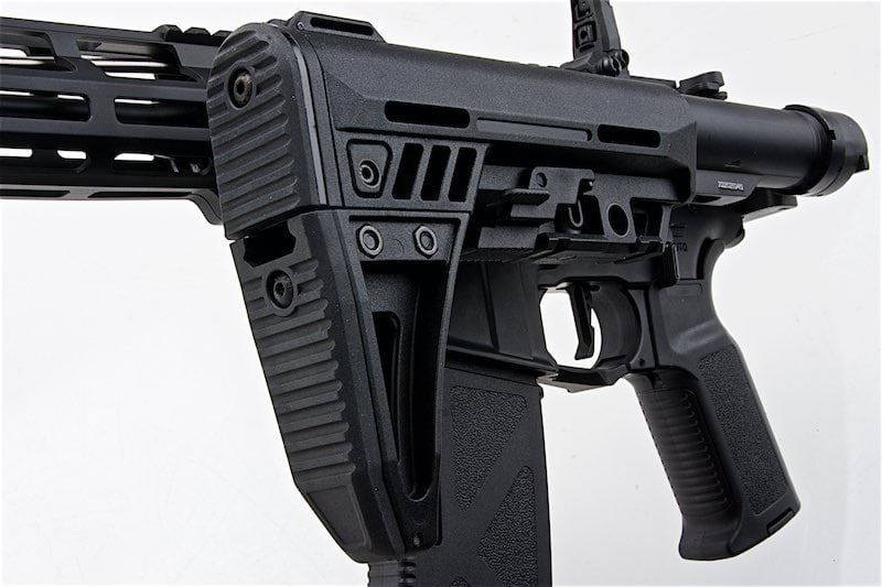 Arcturus X CAT M4 / AR15 Explorer エアソフト M4 AEG ライフル (8.5 インチ、ブラック)-AIRSOFT GOGO エアガン・サバゲー用品通販