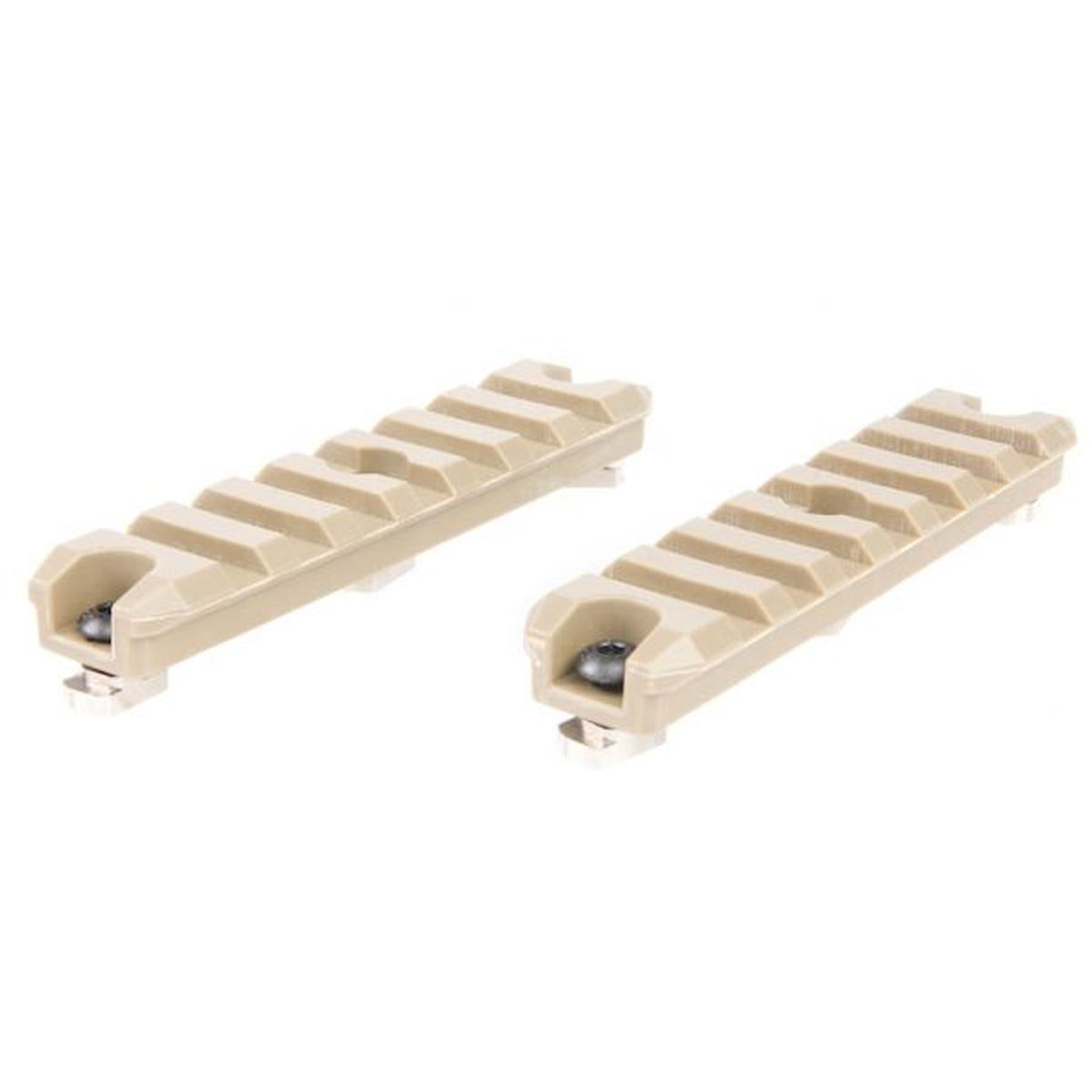ARES Amoeba 3.5 インチ M-Lok システム用プラスチック キー レール システム (2 個/パック) - DE-AIRSOFT GOGO エアガン・サバゲー用品通販