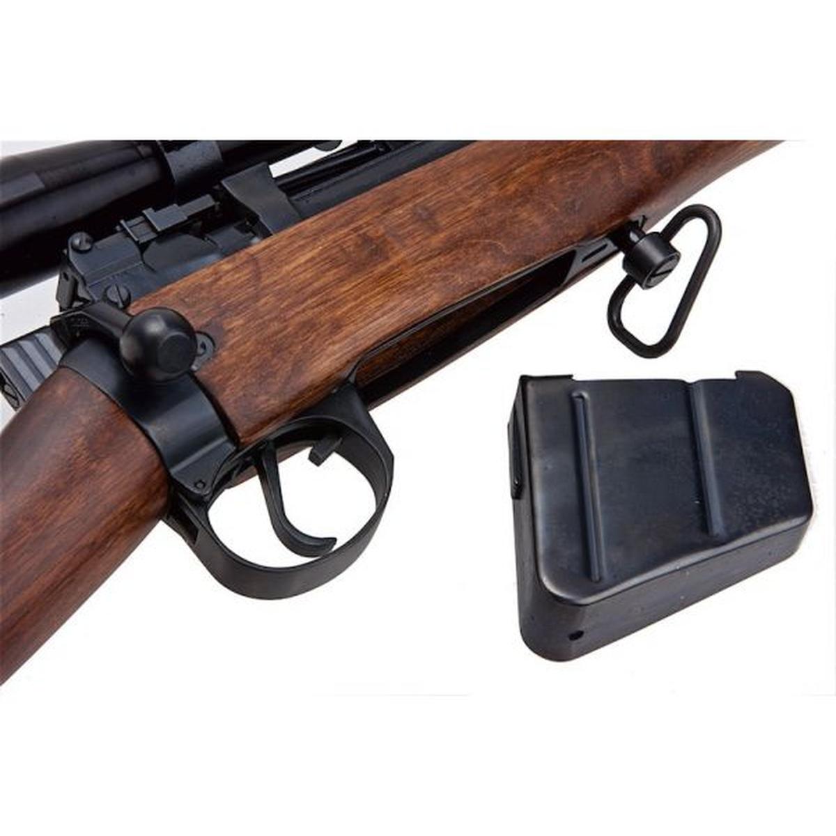 ARES L42A1 エアソフト スナイパー ライフル スコープとマウント付き (スプリング パワー)-AIRSOFT GOGO エアガン・サバゲー用品通販