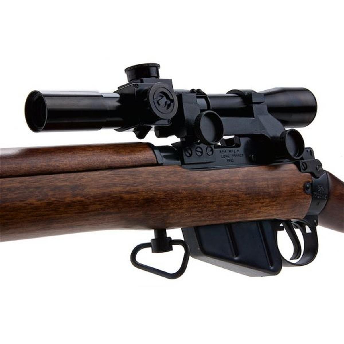 ARES L42A1 エアソフト スナイパー ライフル スコープとマウント付き (スプリング パワー)-AIRSOFT GOGO エアガン・サバゲー用品通販