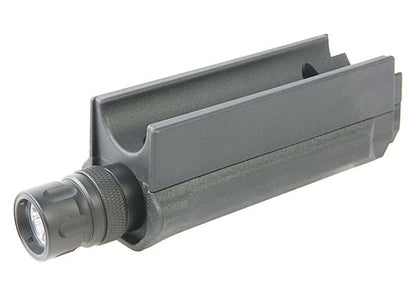 ARES STRIKER AS03 ハンドガード（フラッシュライト付き） - ブラック-AIRSOFT GOGO エアガン・サバゲー用品通販