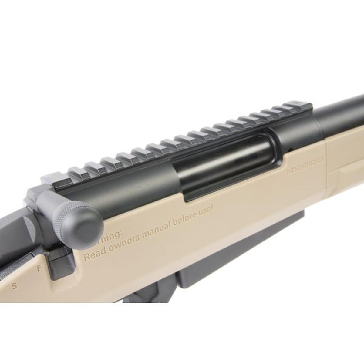 ARES STRIKER AST 01 エアソフト スナイパー ライフル - ダーク アース (スプリング パワー)-AIRSOFT GOGO エアガン・サバゲー用品通販