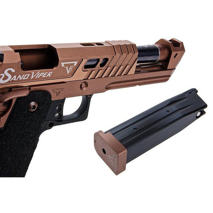 ARMY 武装 TTI ライセンス JW4 サンドバイパー GBB エアソフトピストル (CNC スライド、R615-1)-AIRSOFT GOGO エアガン・サバゲー用品通販