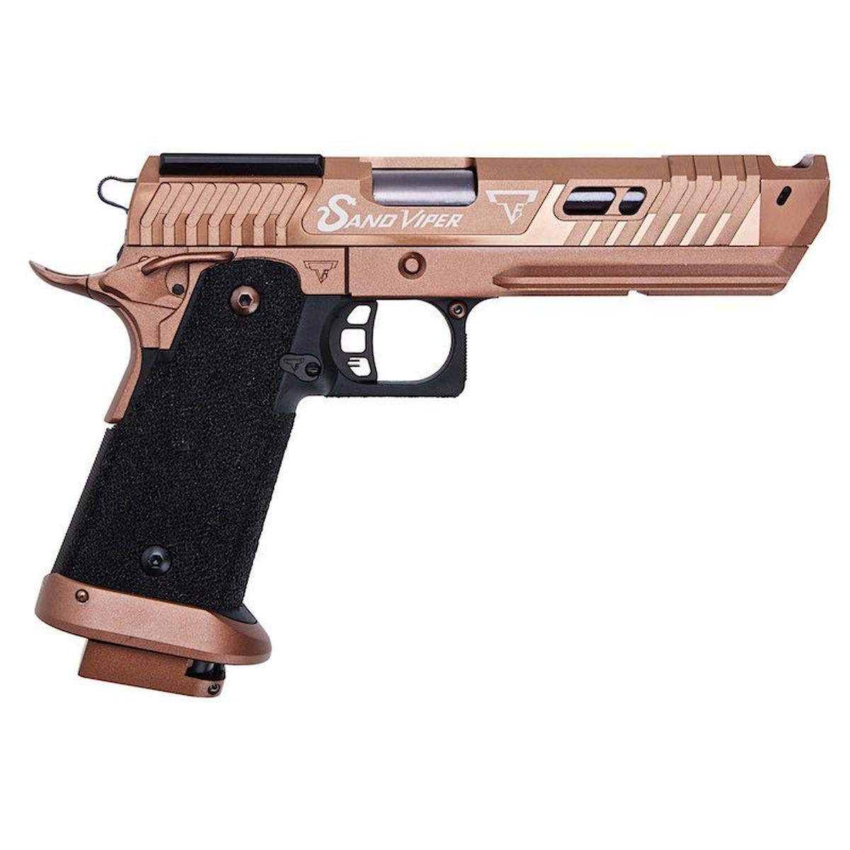 ARMY 武装 TTI ライセンス JW4 サンドバイパー GBB エアソフトピストル (CNC スライド、R615-1)-AIRSOFT GOGO エアガン・サバゲー用品通販