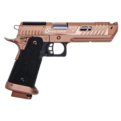 ARMY 武装 TTI ライセンス JW4 サンドバイパー GBB エアソフトピストル (CNC スライド、R615-1)-AIRSOFT GOGO エアガン・サバゲー用品通販