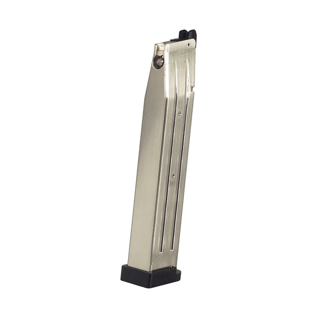 Army Armament 45 Rds ロングガスマガジン - 銀(ぎん) R601 コンバットマスターエアソフト用 (MAG-R601-3)-AIRSOFT GOGO エアガン・サバゲー用品通販