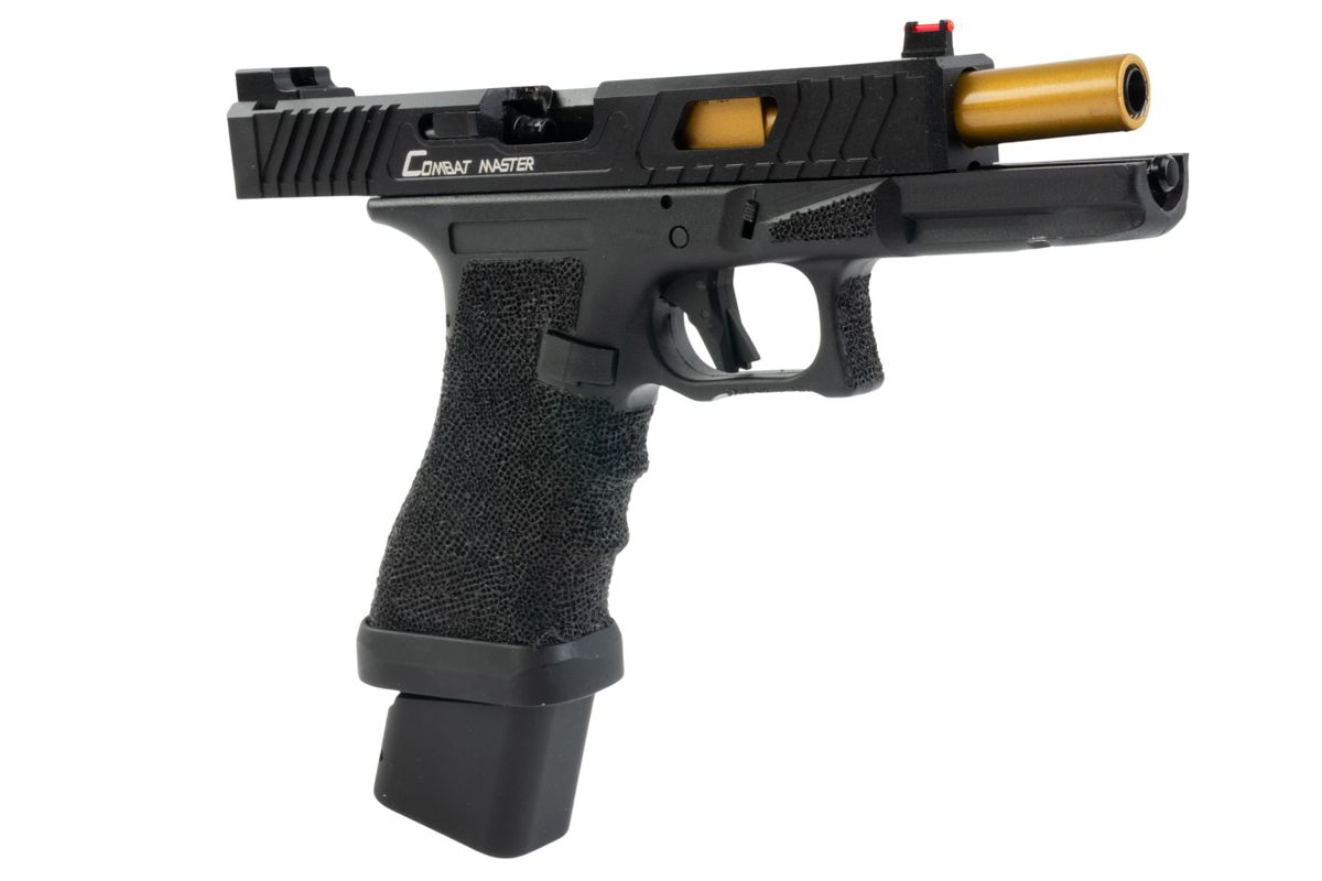 Army Armament G17 TTI コンバットマスター GBB エアソフトピストル (R34-2) - ブラック-AIRSOFT GOGO エアガン・サバゲー用品通販