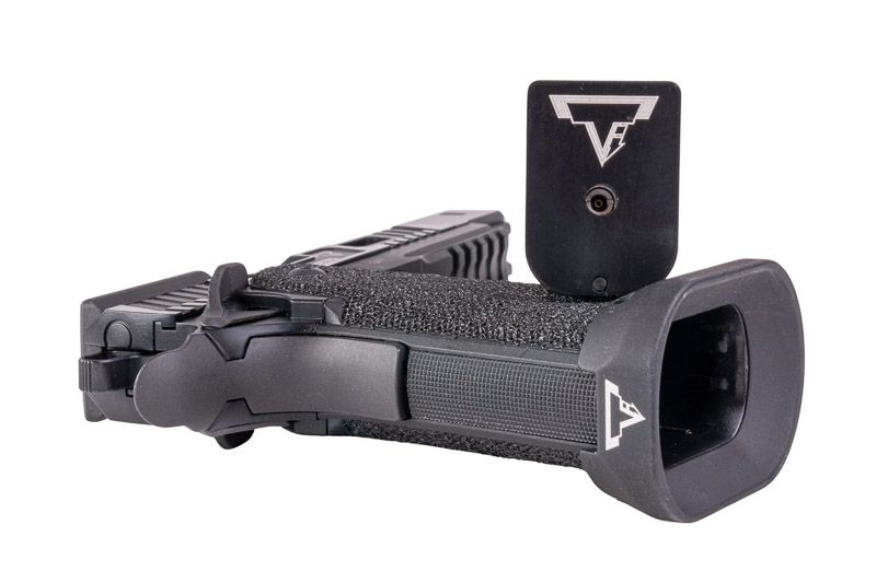 Army Armament JW3 TTI アルファ GBB エアソフト ピストル (CNC GBBスライド) ハンドメイド スティップリング グリップ付き - ツートン-AIRSOFT GOGO エアガン・サバゲー用品通販
