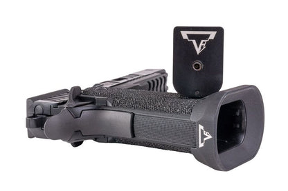 Army Armament JW3 TTI アルファ GBB エアソフト ピストル (CNC GBBスライド) ハンドメイド スティップリング グリップ付き - ツートン-AIRSOFT GOGO エアガン・サバゲー用品通販