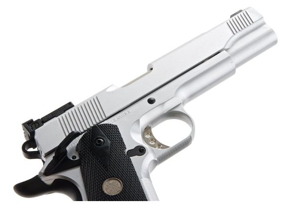 Army Armament R30 1911 ウィルソン コンバット グリーン ガス エアソフトピストル - 銀(ぎん)-AIRSOFT GOGO エアガン・サバゲー用品通販