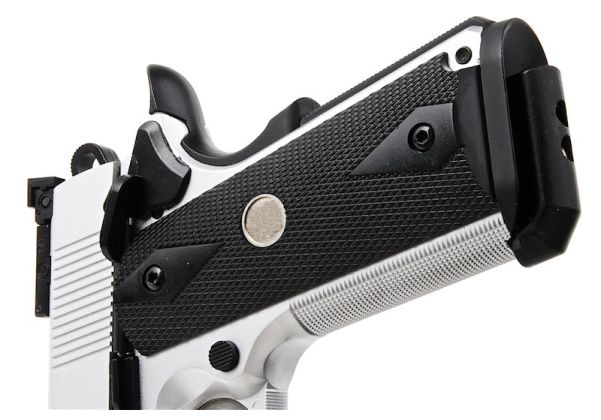 Army Armament R30 1911 ウィルソン コンバット グリーン ガス エアソフトピストル - 銀(ぎん)-AIRSOFT GOGO エアガン・サバゲー用品通販
