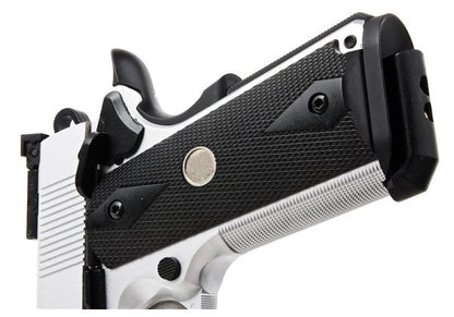 Army Armament R30 1911 ウィルソン コンバット グリーン ガス エアソフトピストル - 銀(ぎん)-AIRSOFT GOGO エアガン・サバゲー用品通販