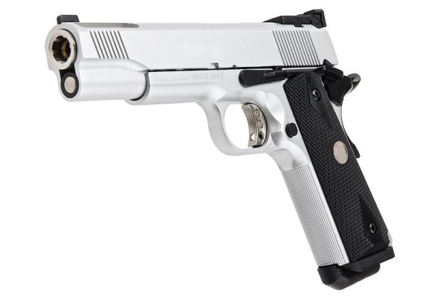 Army Armament R30 1911 ウィルソン コンバット グリーン ガス エアソフトピストル - 銀(ぎん)-AIRSOFT GOGO エアガン・サバゲー用品通販