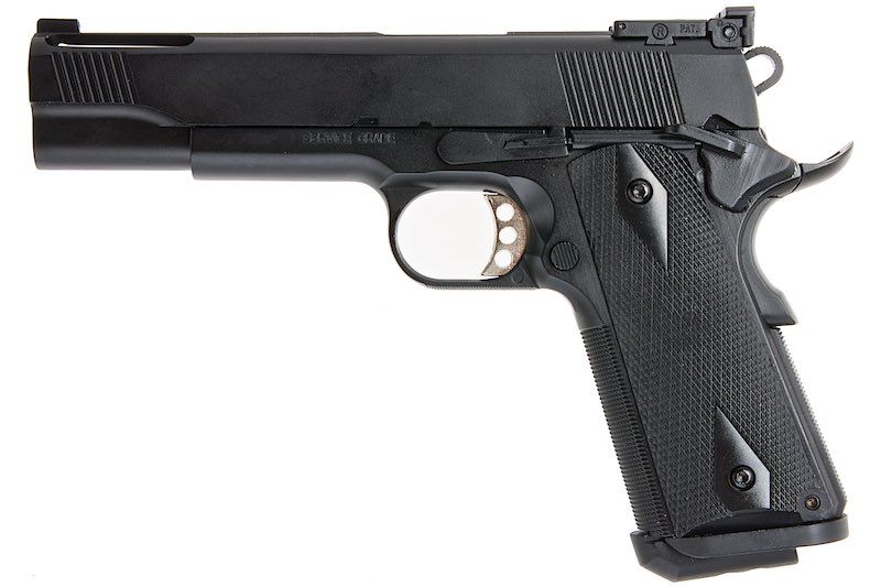Army Armament R30 M1911A1 V12 カスタム GBB ピストル - ブラック-AIRSOFT GOGO エアガン・サバゲー用品通販