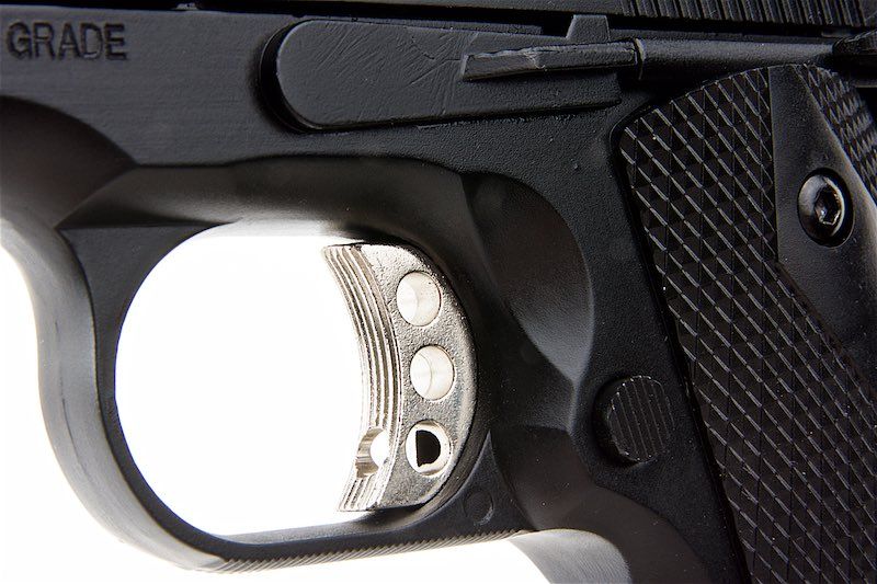 Army Armament R30 M1911A1 V12 カスタム GBB ピストル - ブラック-AIRSOFT GOGO エアガン・サバゲー用品通販