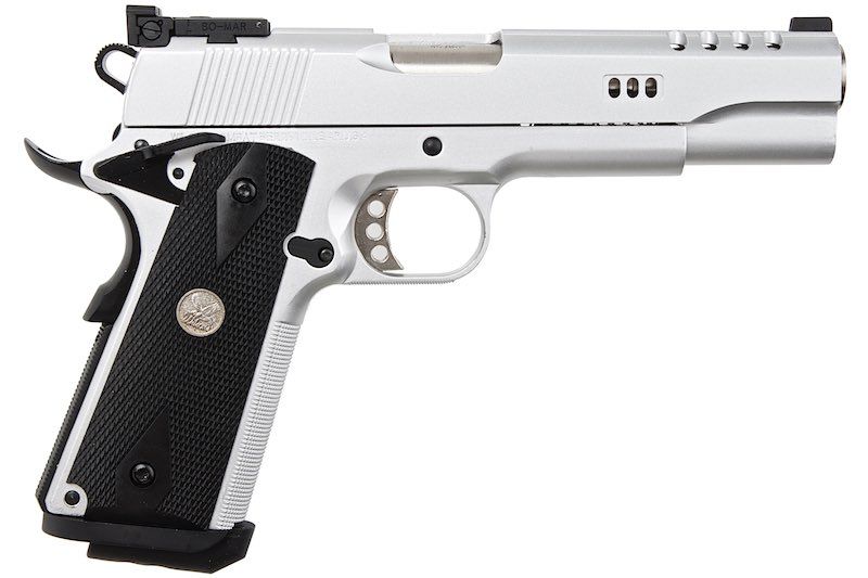 Army Armament R30 M1911A1 V12 カスタム グリーンガス エアソフトピストル - 銀(ぎん)-AIRSOFT GOGO エアガン・サバゲー用品通販