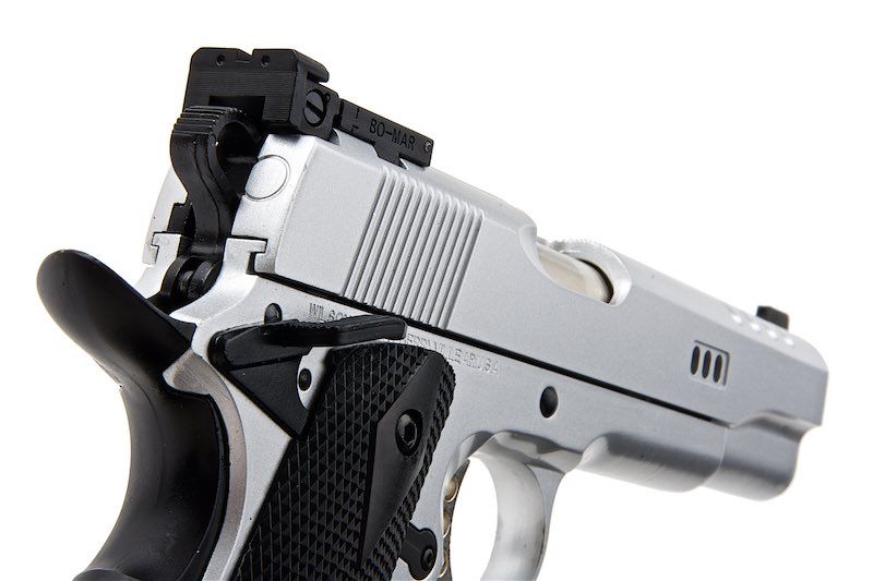 Army Armament R30 M1911A1 V12 カスタム グリーンガス エアソフトピストル - 銀(ぎん)-AIRSOFT GOGO エアガン・サバゲー用品通販