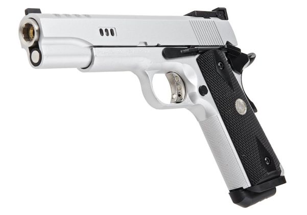 Army Armament R30 M1911A1 V12 カスタム グリーンガス エアソフトピストル - 銀(ぎん)-AIRSOFT GOGO エアガン・サバゲー用品通販