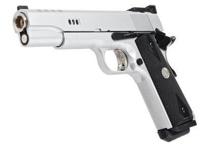 Army Armament R30 M1911A1 V12 カスタム グリーンガス エアソフトピストル - 銀(ぎん)-AIRSOFT GOGO エアガン・サバゲー用品通販