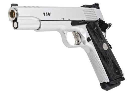 Army Armament R30 M1911A1 V12 カスタム グリーンガス エアソフトピストル - 銀(ぎん)-AIRSOFT GOGO エアガン・サバゲー用品通販