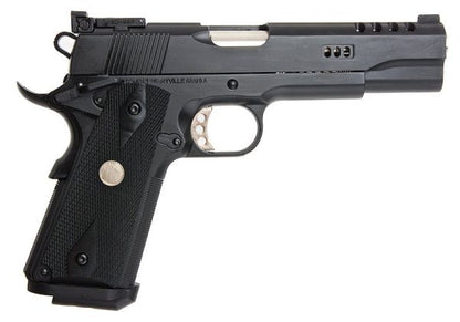 Army Armament R30 ウィルソンコンバット 1911 カスタム グリーンガス エアソフトピストル - ブラック-AIRSOFT GOGO エアガン・サバゲー用品通販