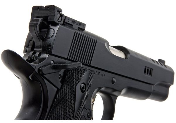 Army Armament R30 ウィルソンコンバット 1911 カスタム グリーンガス エアソフトピストル - ブラック-AIRSOFT GOGO エアガン・サバゲー用品通販