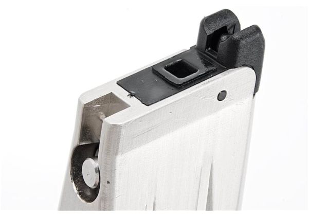 Army Armament R601 HI-CAPA グリーンガス エアソフト ロングマガジン (50発、銀(ぎん))-AIRSOFT GOGO エアガン・サバゲー用品通販
