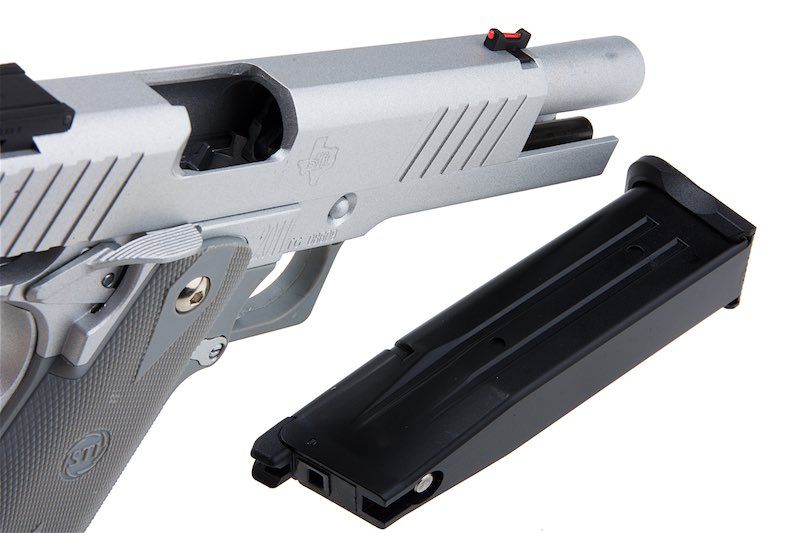 Army Armament R609 HI-CAPA グリーン ガス エアソフトピストル - 銀(ぎん)-AIRSOFT GOGO エアガン・サバゲー用品通販